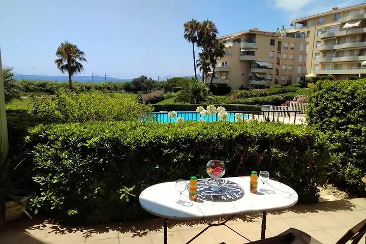 Antibes T2 Vue Mer 48M2 Terrasse Parking Piscine Plage Apartman